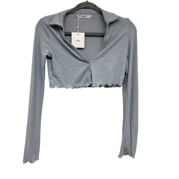 Adika ribbed cropped long sleeve size XS - Picture 1 of 3